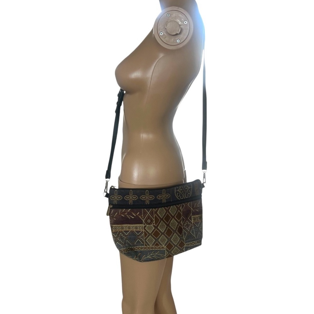 Vintage Danny K Of Beverly Hills CA Crossbody Tapestry Bag Purse